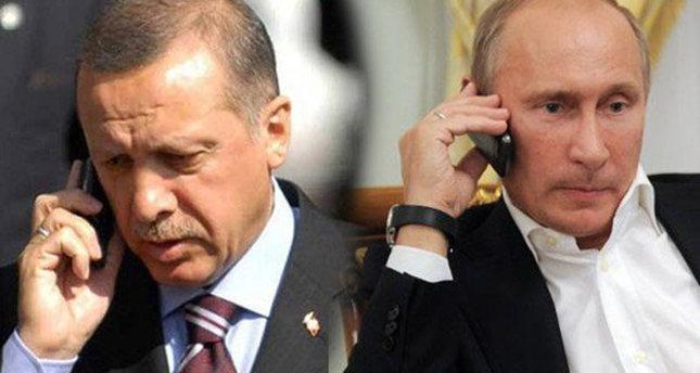 رایزنی تلفنی پوتین و اردوغان درباره تحولات سوریه