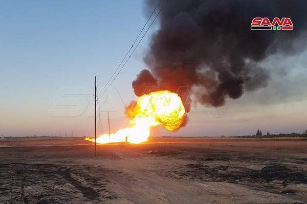 انفجار در خط لوله گاز عربی برق سوریه را قطع کرد