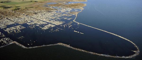 شهری که پس از 25 سال از زیر آب بیرون آمد